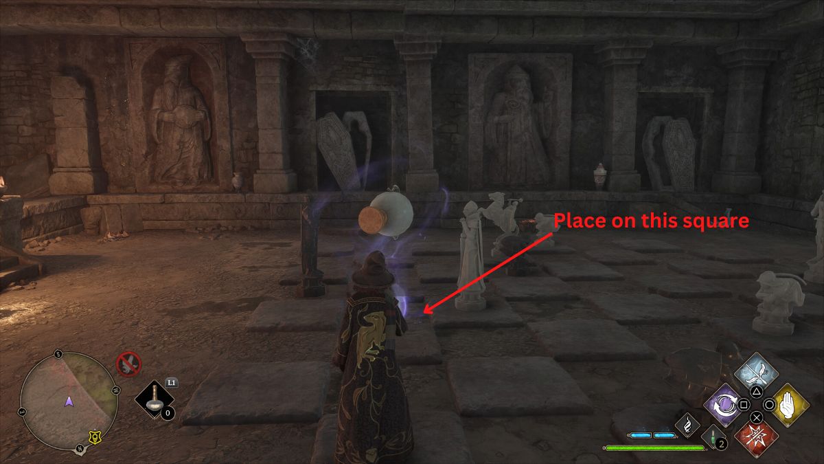 How to solve the chess puzzle in Hogwarts Legacy Gamepur