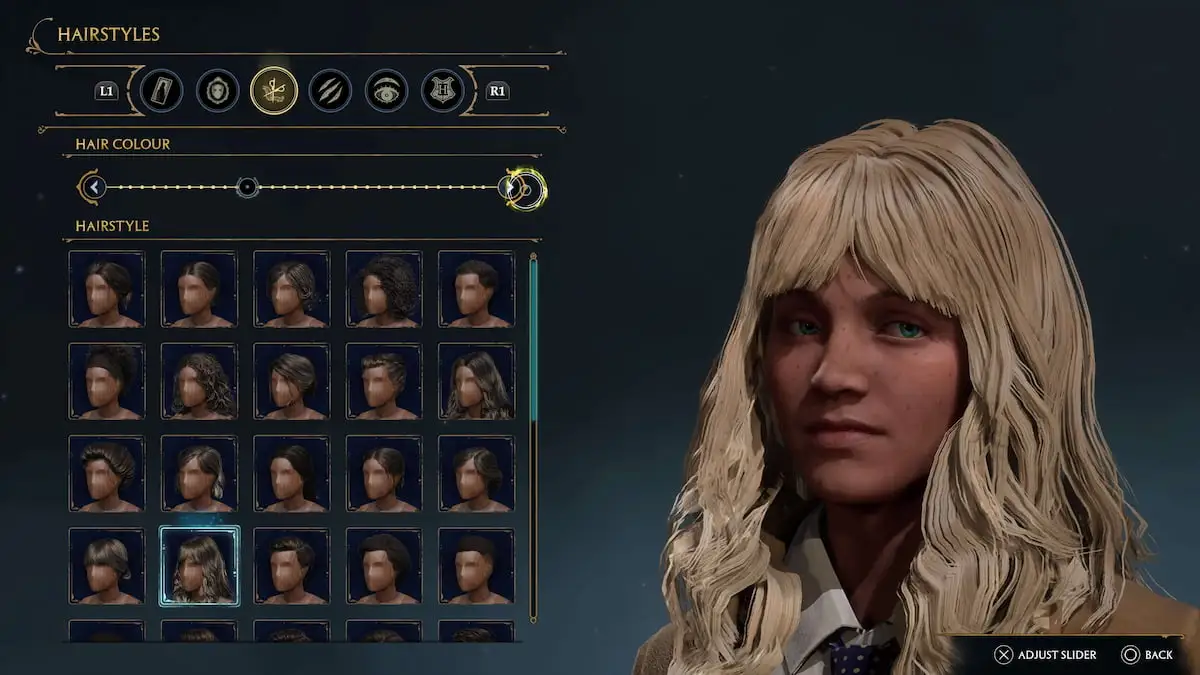 All hair color options in Hogwarts Legacy - Gamepur