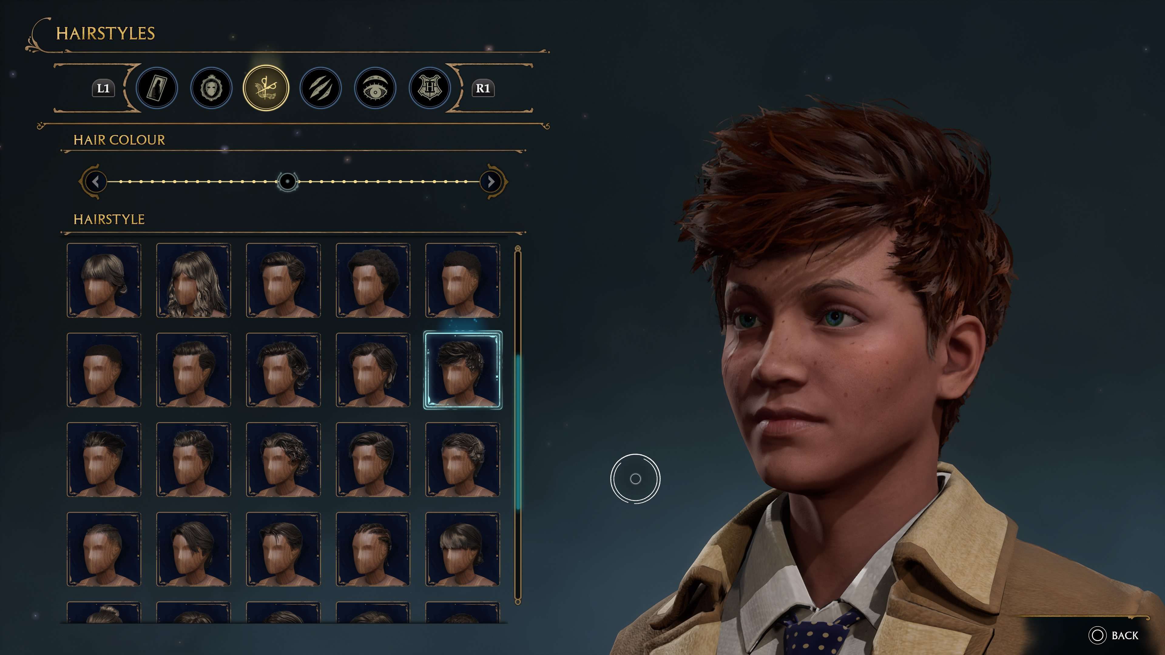 All hairstyle options in Hogwarts Legacy - Gamepur