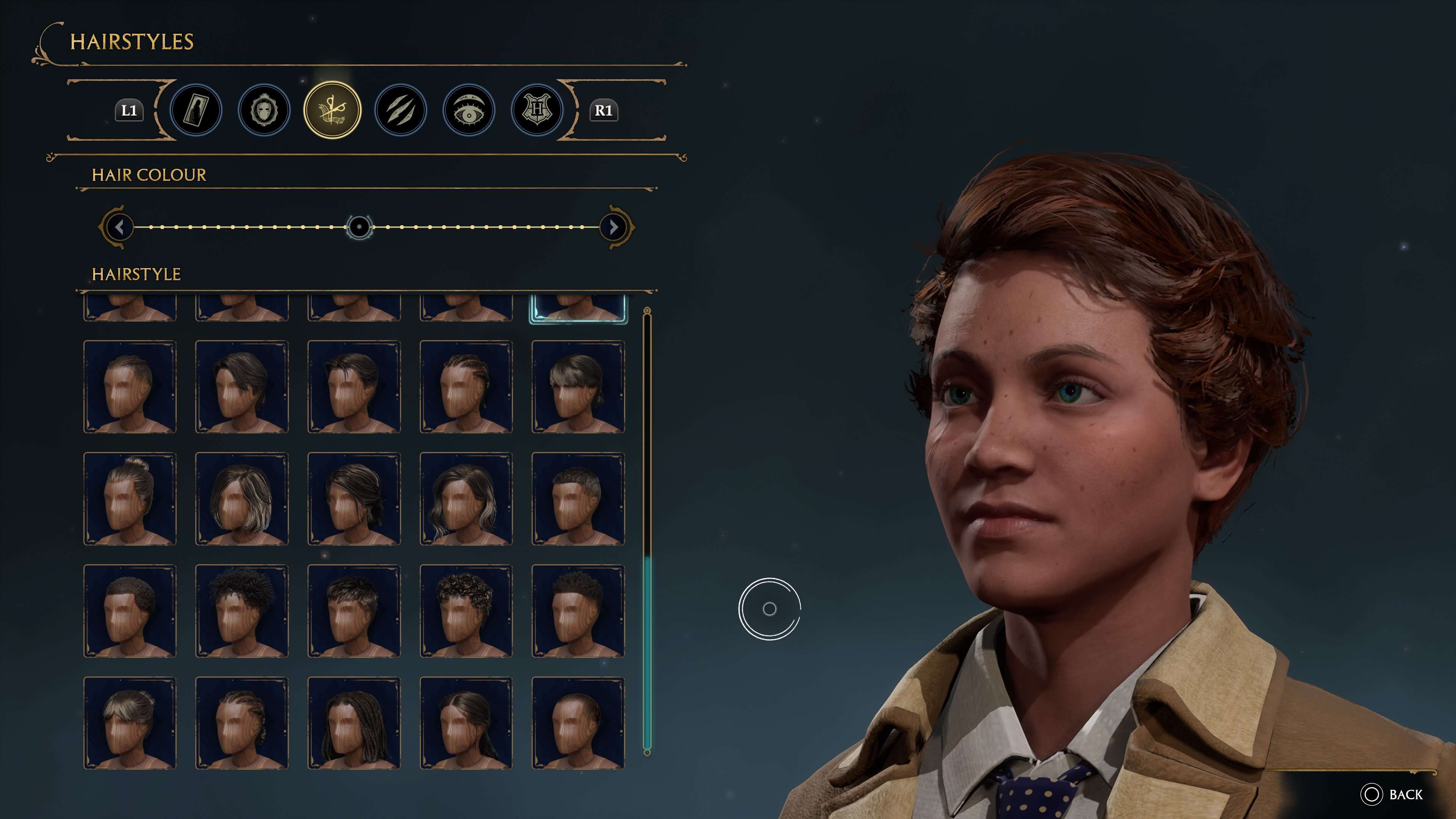 All hairstyle options in Hogwarts Legacy - Gamepur