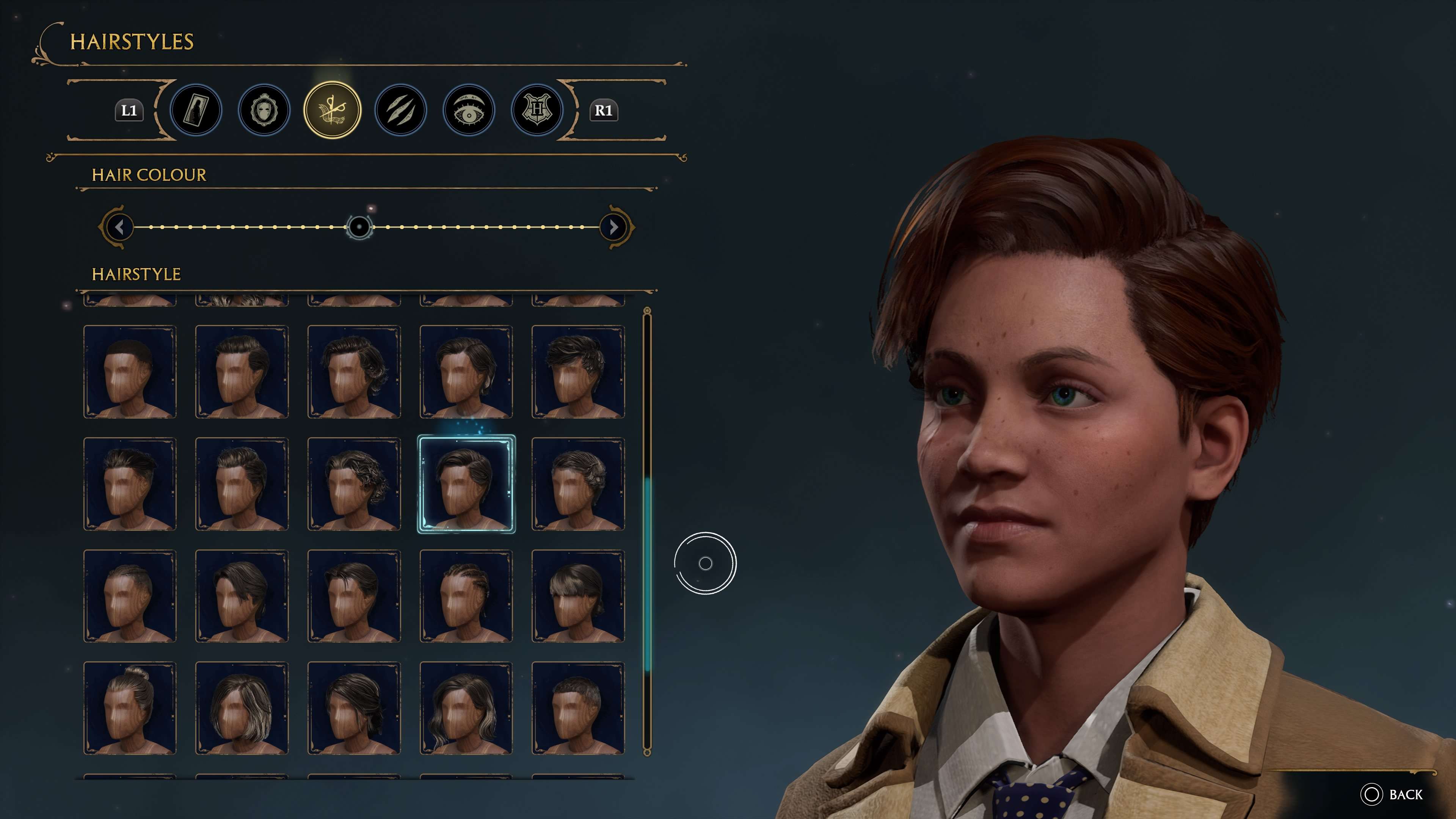 All hairstyle options in Hogwarts Legacy Gamepur