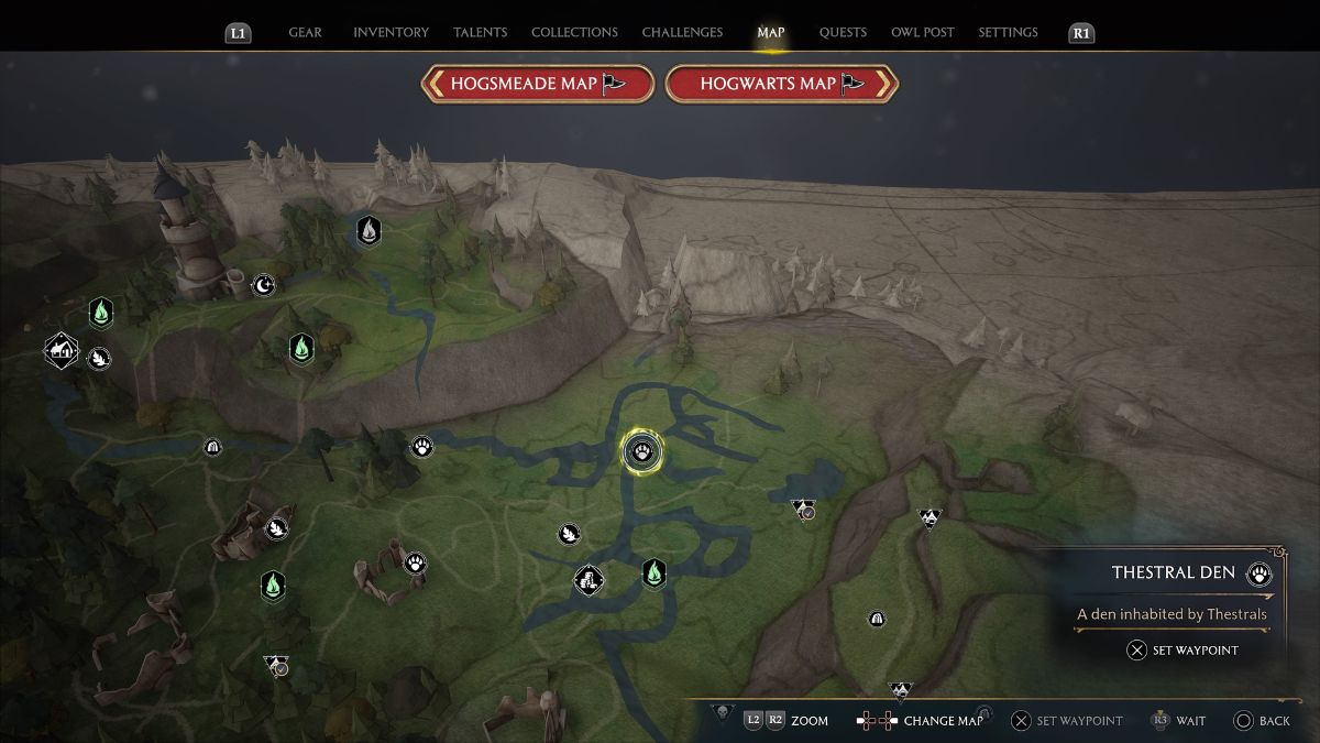 Where to find Thestrals in Hogwarts Legacy Gamepur