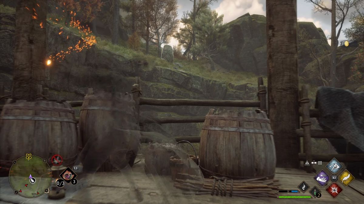 How to solve the West Hogwarts Valley Bandit Camp Merlin Trial in ...