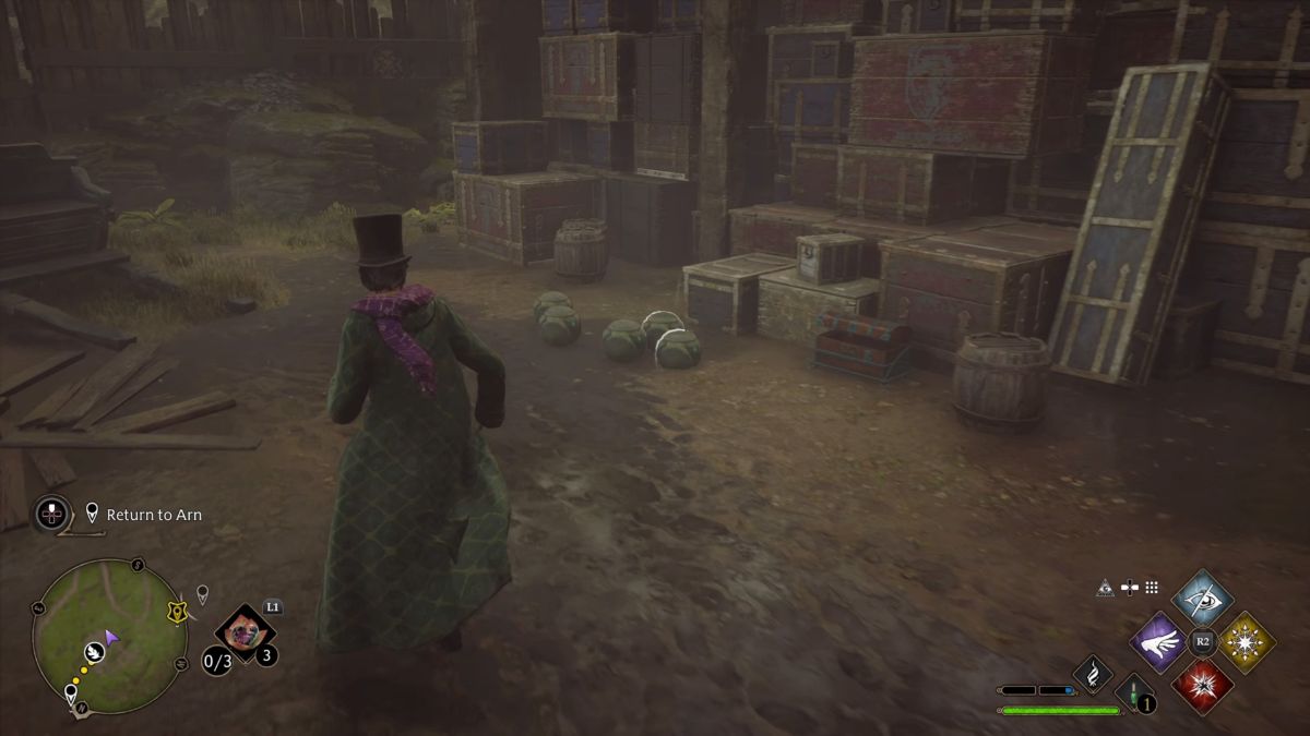 How to solve the goblin camp Merlin Trial in Hogwarts Legacy Gamepur