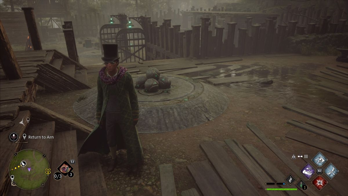 How to solve the goblin camp Merlin Trial in Hogwarts Legacy Gamepur