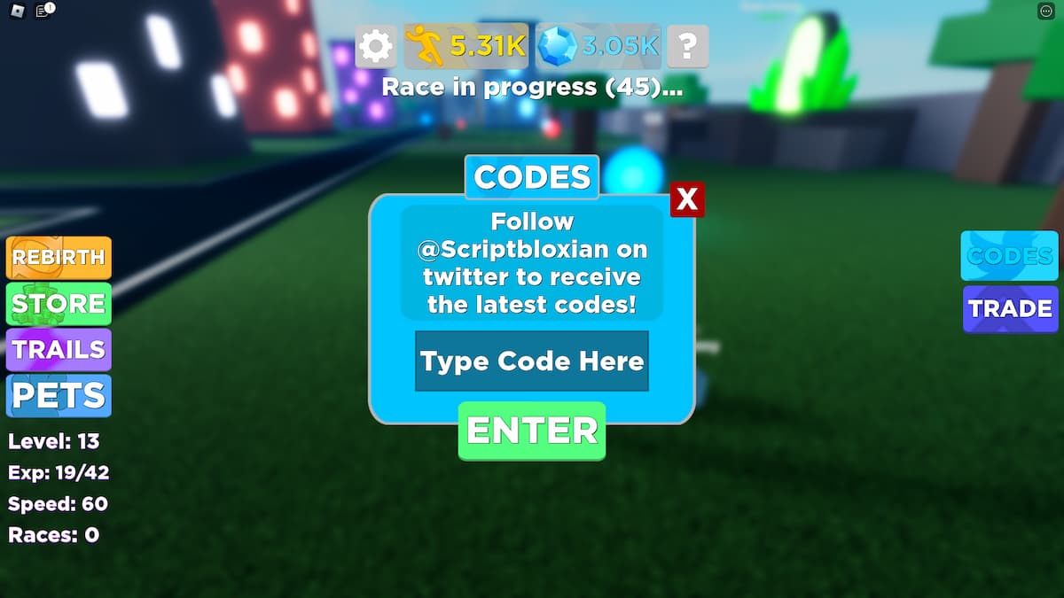 Roblox Legends of Speed codes (January 2024) Gamepur