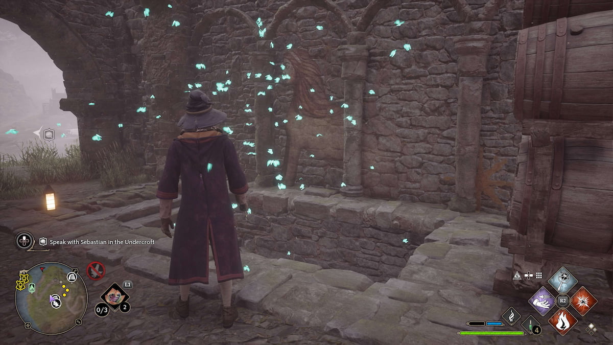 How to solve the Marunweem Ruins Merlin Trial in Hogwarts Legacy Gamepur