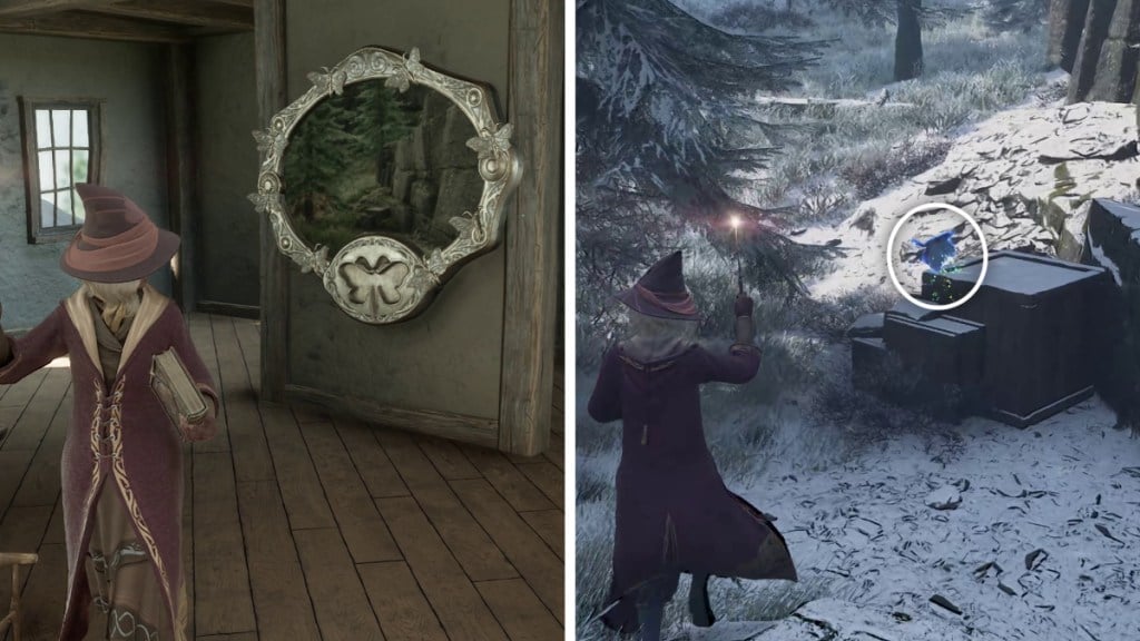 Moth Mirror Location 20 в Hogwarts Legacy