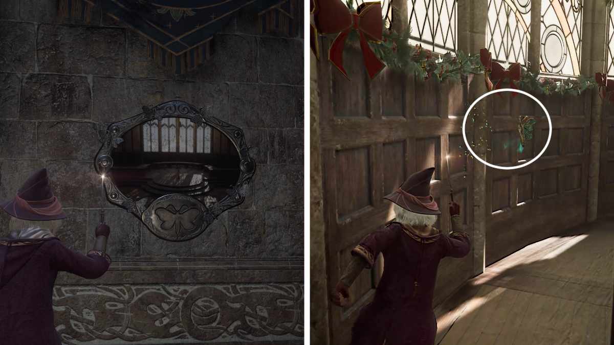 All Moth mirror locations in Hogwarts Legacy Gamepur