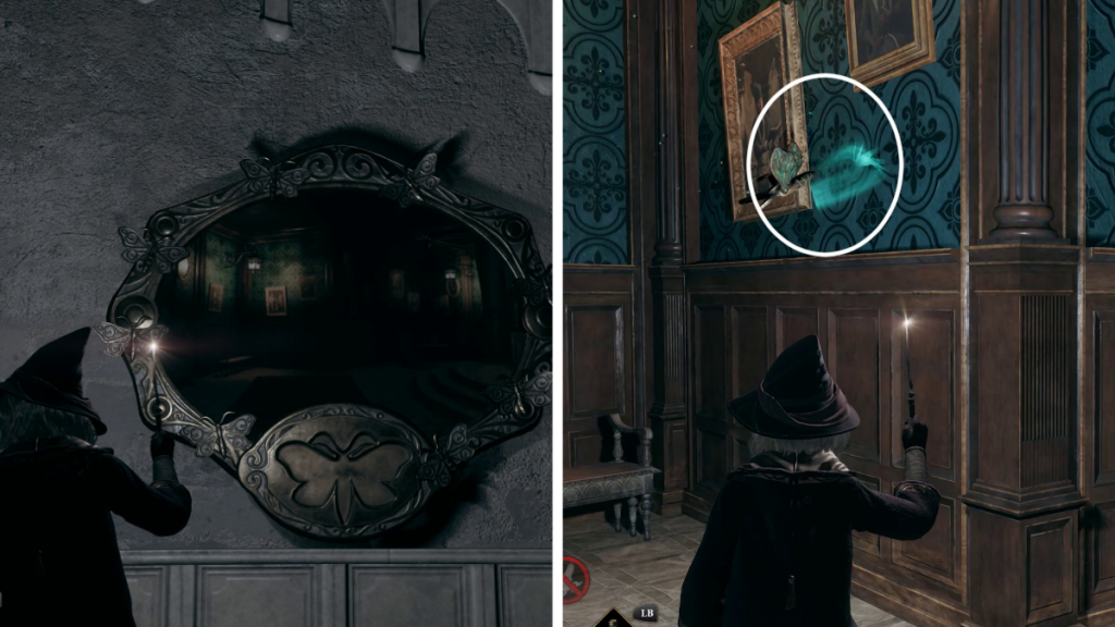 Moth Mirror Location 7 in Hogwarts Legacy