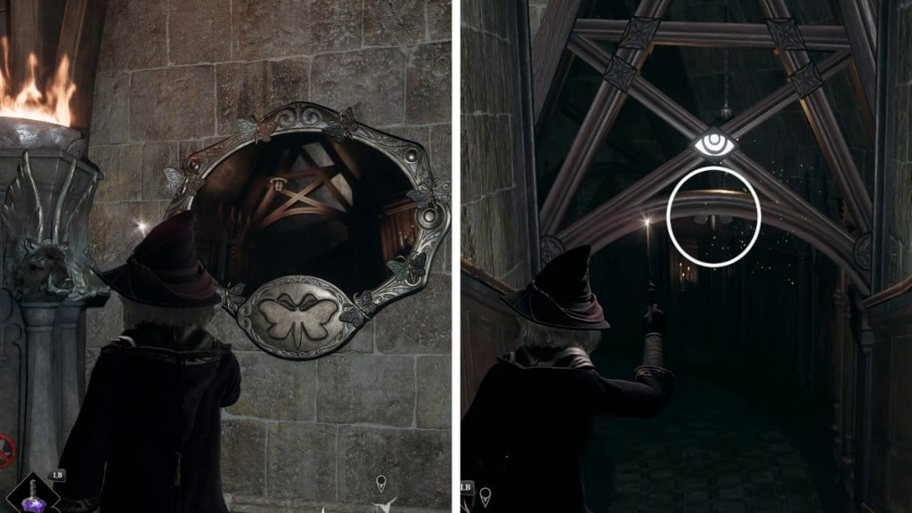 Moth Mirror Location 8 in Hogwarts Legacy