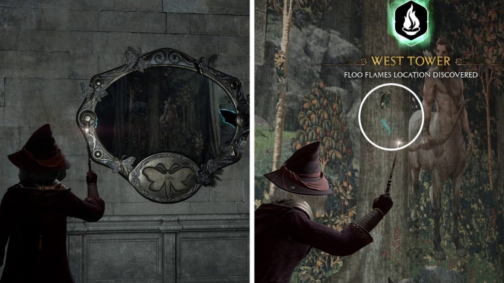 Moth Mirror Location 9 in Hogwarts Legacy