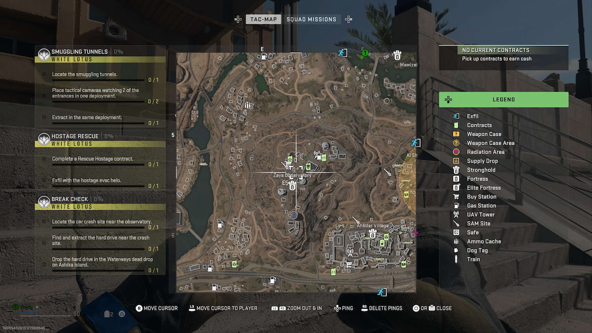 How to locate the car crash site near the observatory for DMZ in Call