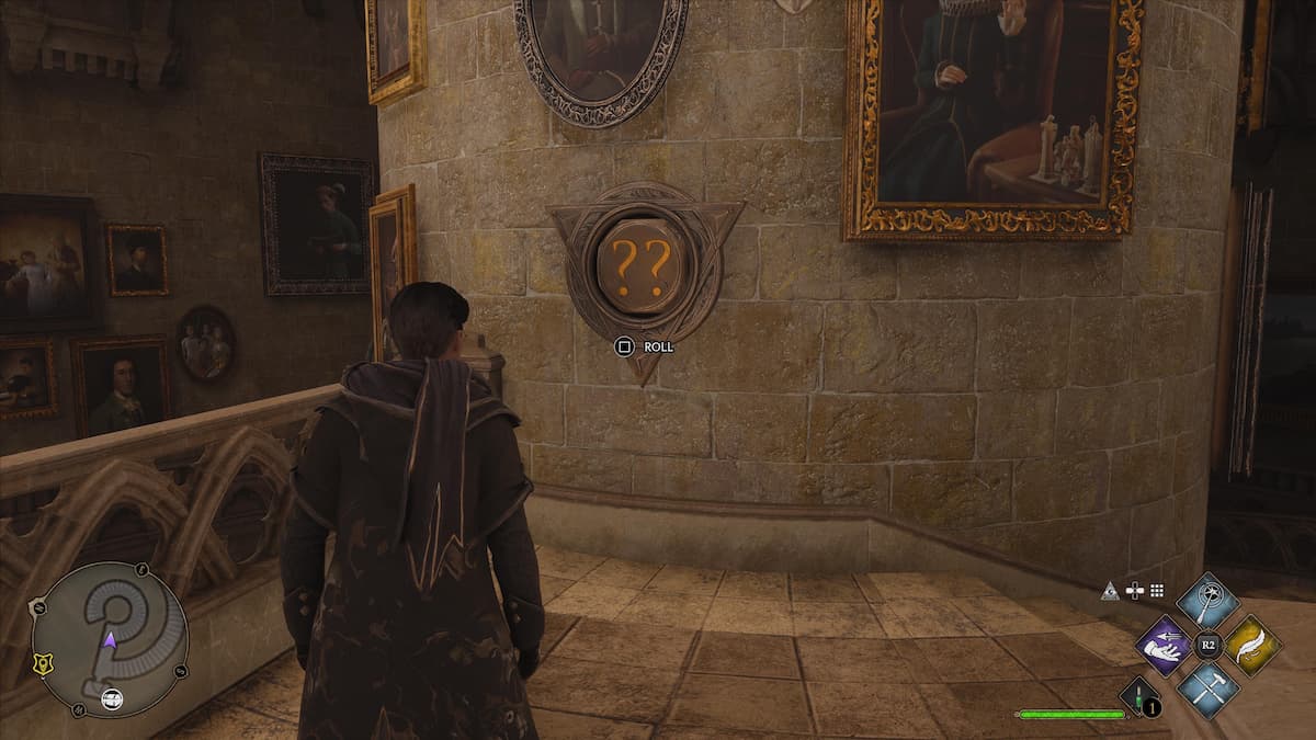 Hogwarts Legacy roll door puzzle solution — How to open animal symbol