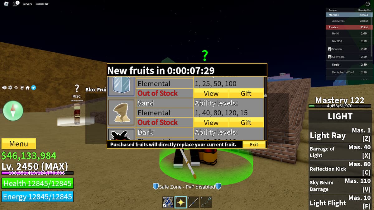 Blox Fruits Sand Fruit guide is it good, how to obtain, and awakening