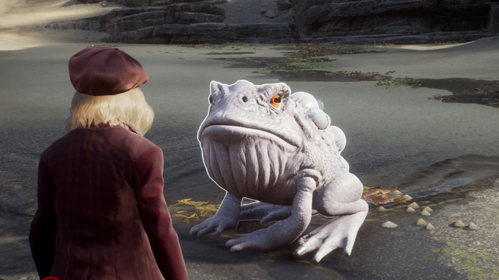 Shiny Giant Purple Toad in Hogwarts Legacy