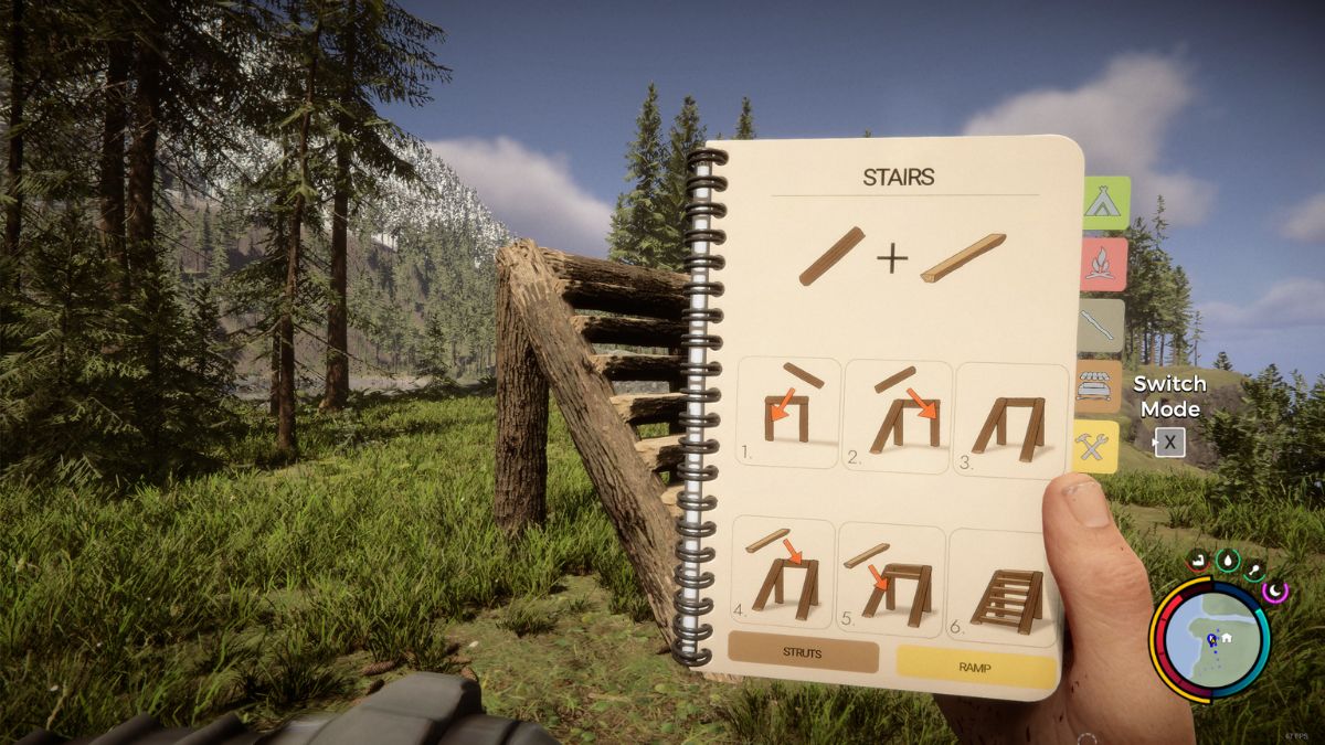 How to build stairs in Sons of the Forest Gamepur