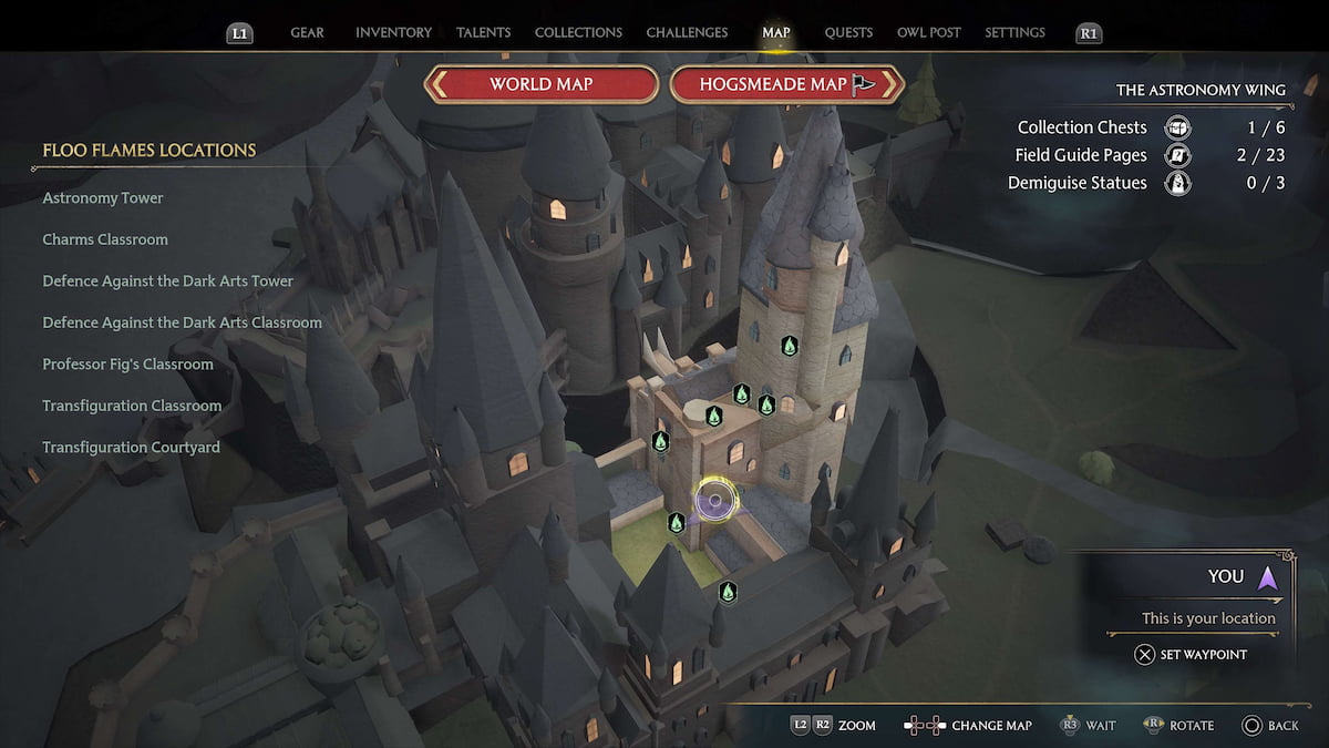 All Demiguise Statue locations in Hogwarts in Hogwarts Legacy Gamepur