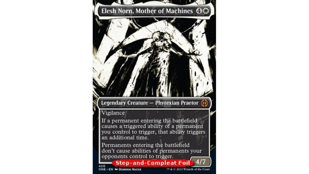 elshnorn-mother-of-machines-step-and-compleat-edition-foil-magic-the-gathering-phyrexia-all-will-be-one