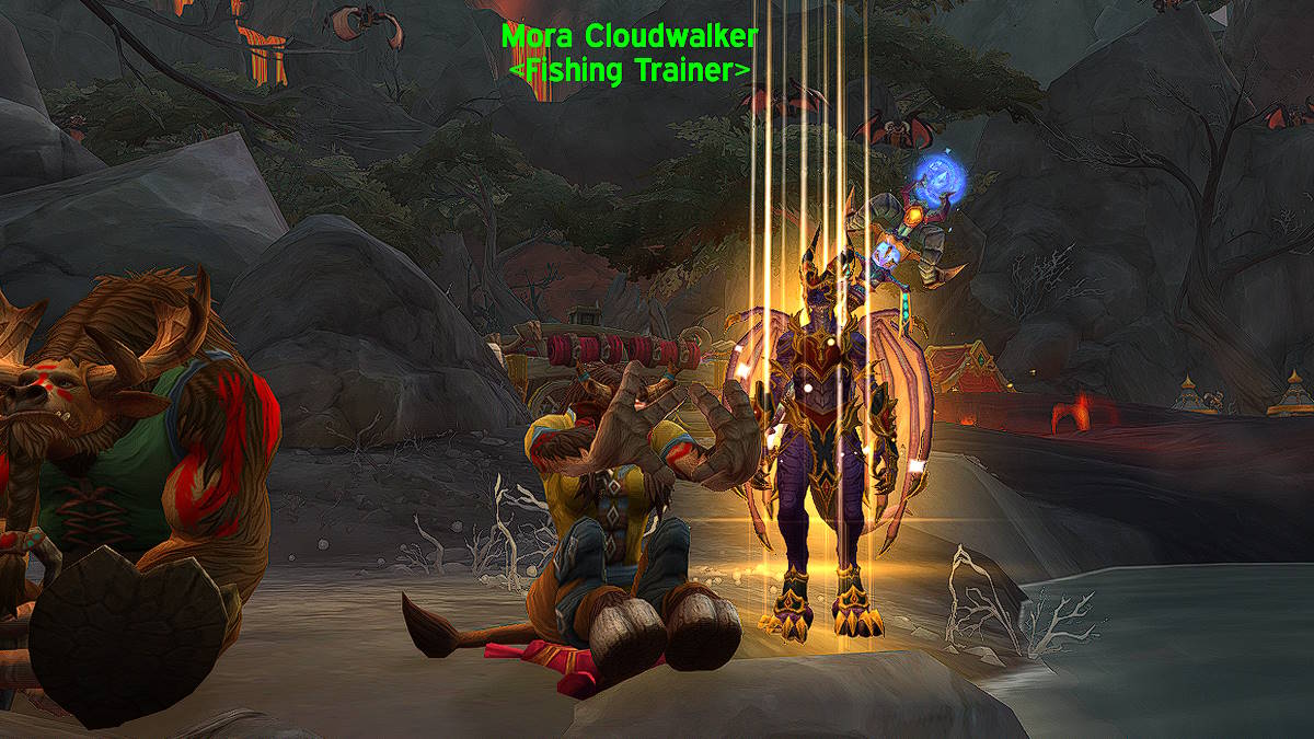 How to find the Dragon Isles Fishing Trainers in World of Warcraft