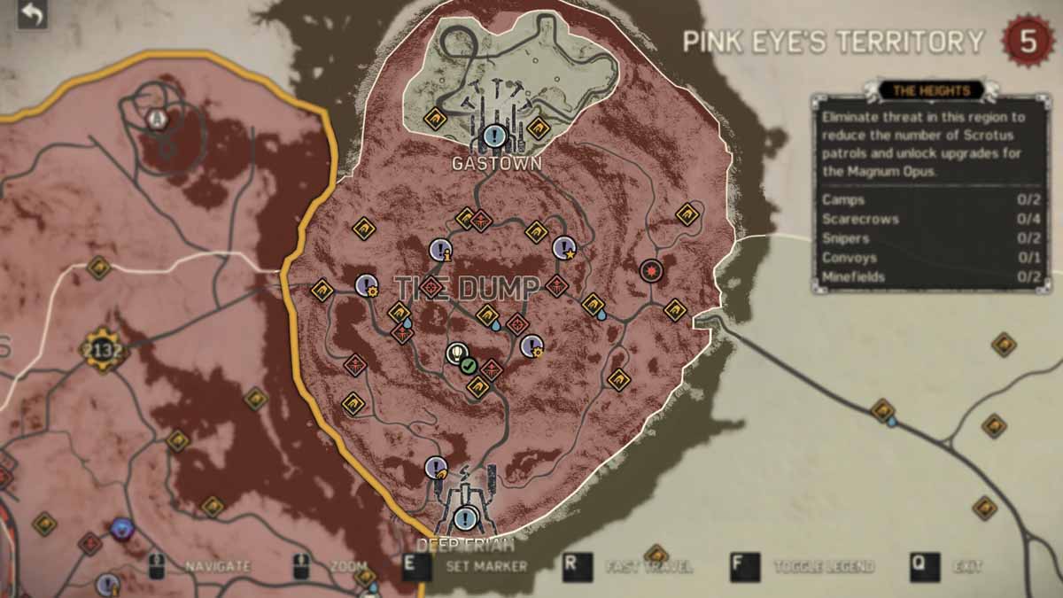 Mad Max How to Find All Minefields and Convoys Locations Gamepur