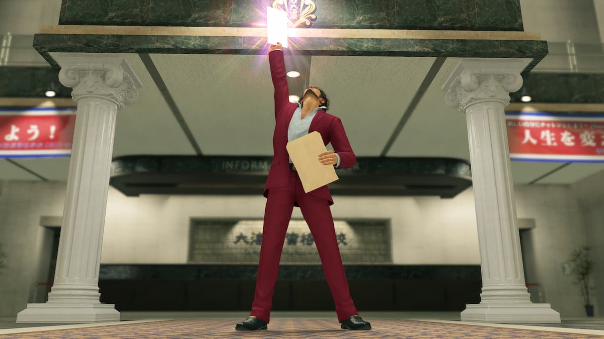 All Yakuza Like a Dragon exam answers Ounabara Vocational School