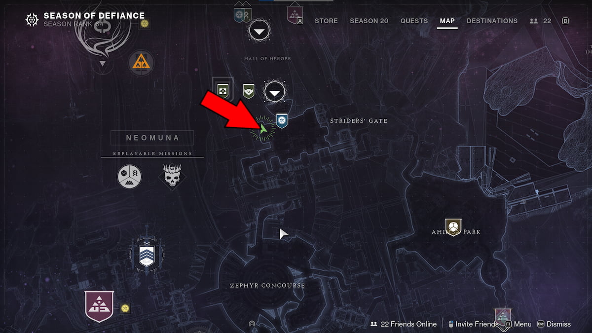 How to find the Action Figure at Striders' Gate in Destiny 2 Gamepur