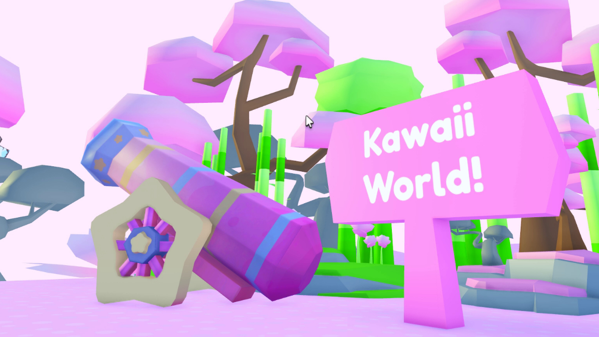 Kawaii World Cannon in Roblox Simulator X