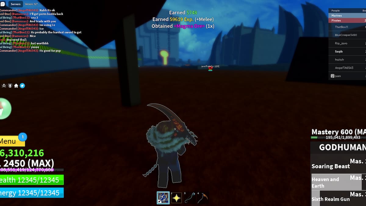 How to get Magma Ore in Blox Fruits Gamepur