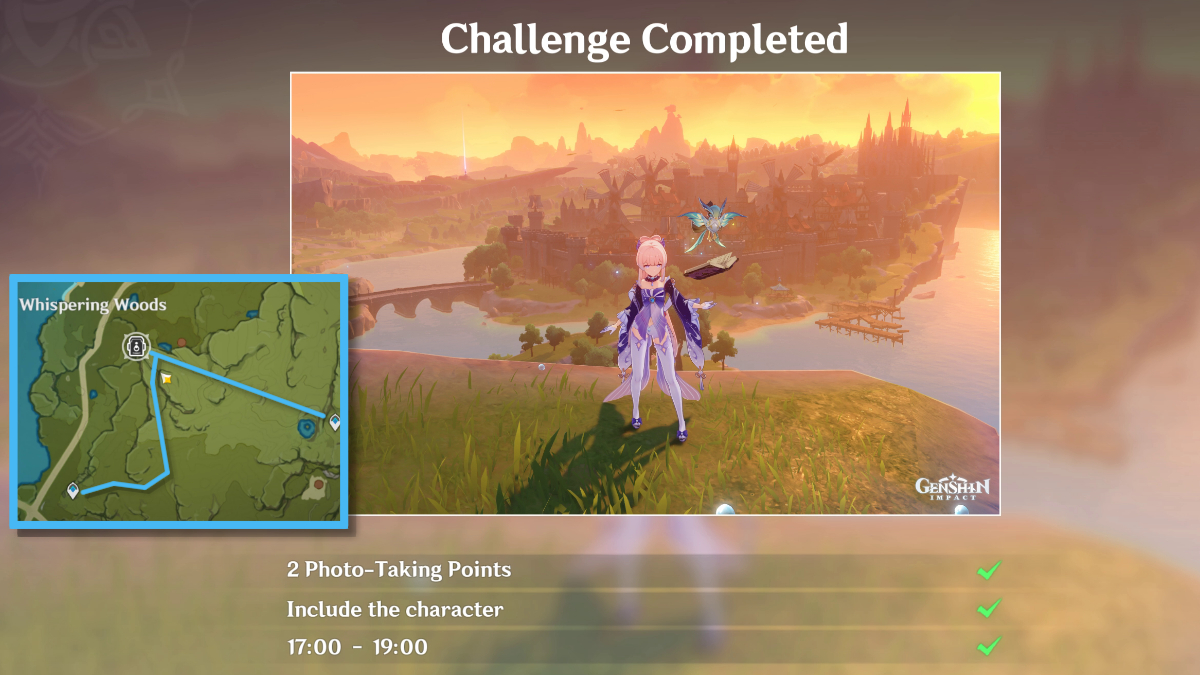 All Photography Targets for Breezy Snapshots Day 2 — Genshin Impact