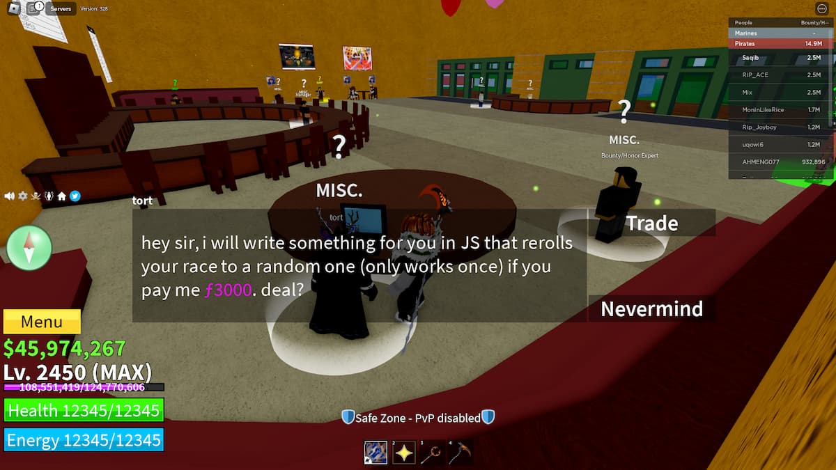 How to get Angel race in Blox Fruits Gamepur