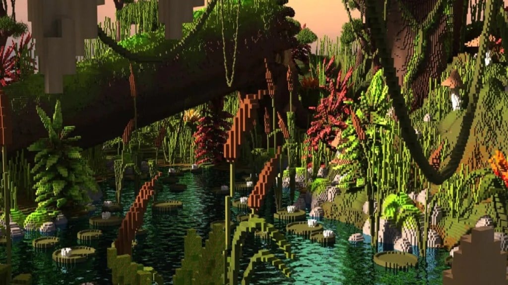 Tropical Garden in Minecraft