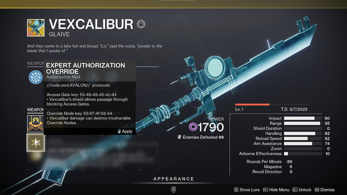 How to complete Vexcalibur Expert Authorization Override in Destiny 2 Mystery Solution Gamepur