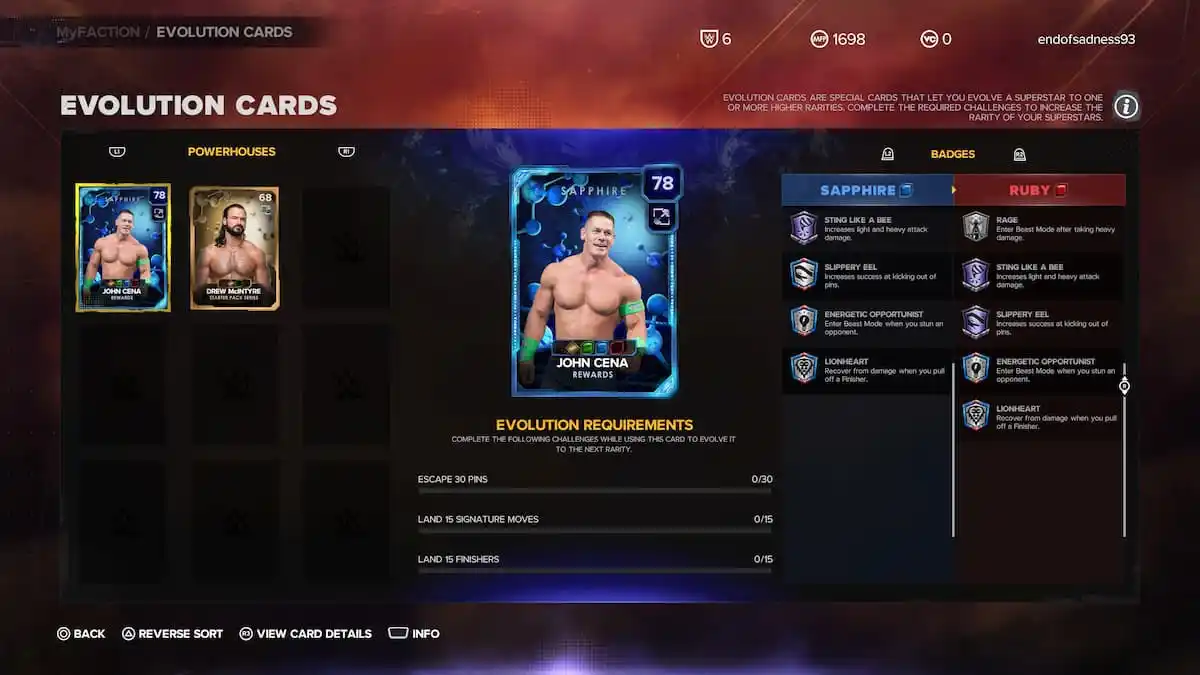 All Evolution cards in WWE 2K23 MyFaction – Game News