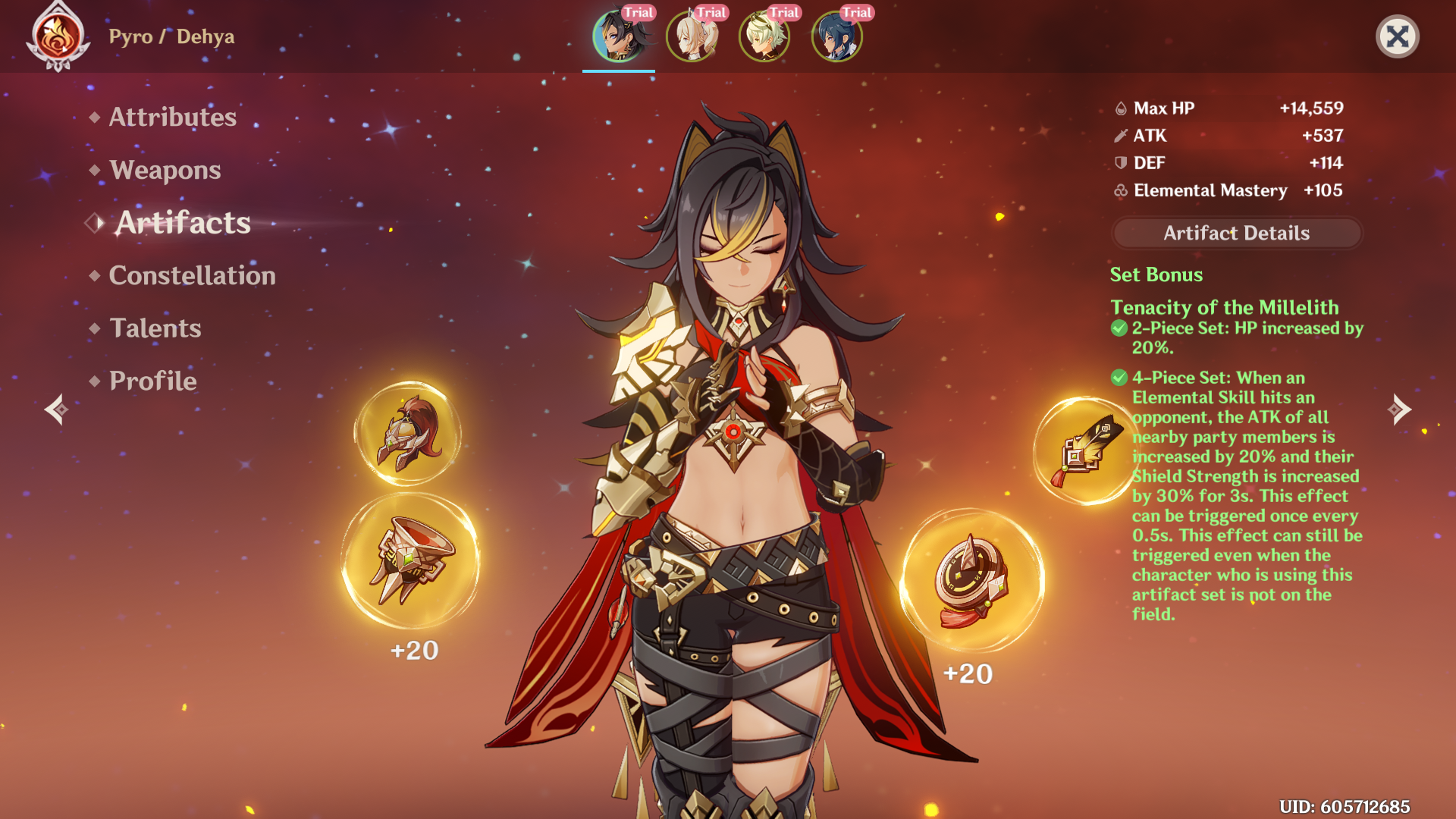 best-dehya-build-in-genshin-impact-gamepur