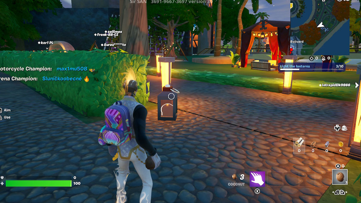 Fortnite Lantern Fest Tour Island Event Every Lantern Location Gamepur