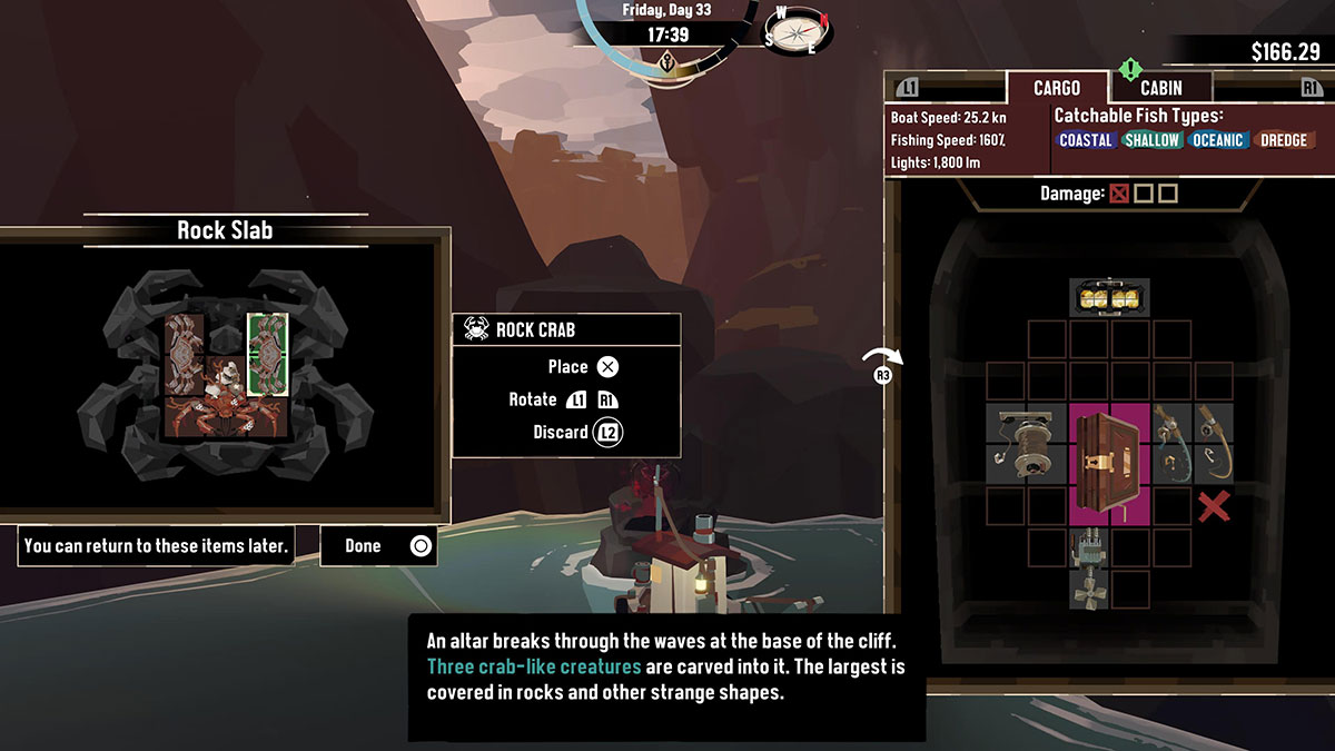 How to solve the Rock Slab with three crablike creatures on it in Gale