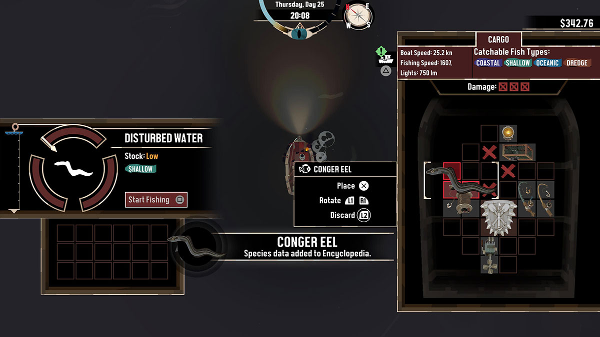 How to find Conger Eels in Dredge Gamepur