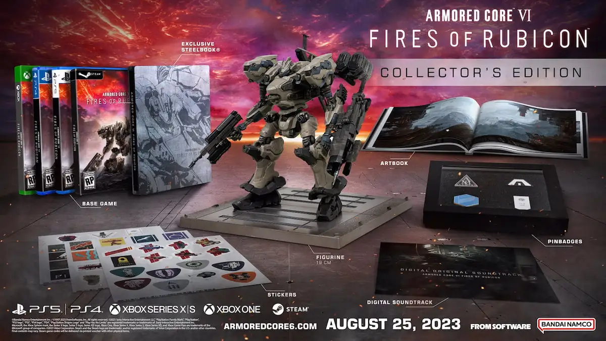 Armored Core 6 Fires of Rubicon Reveals Collector's Edition Price and ...