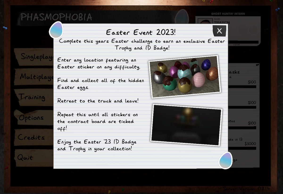 Phasmophobia: All Easter Egg 2023 locations