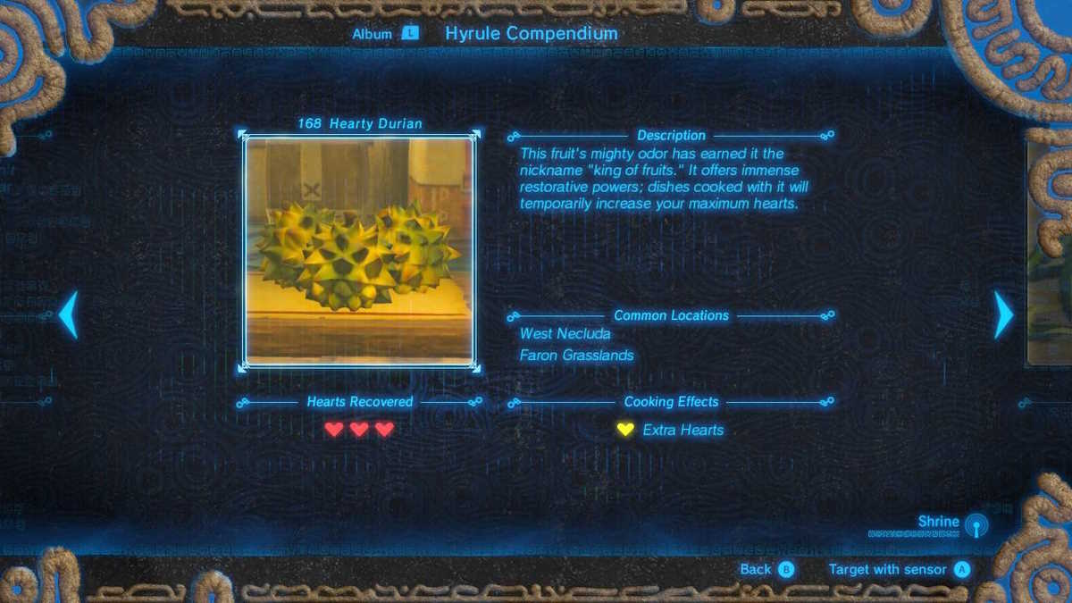 The Legend of Zelda Breath of the Wild All Fruit & Where to Find