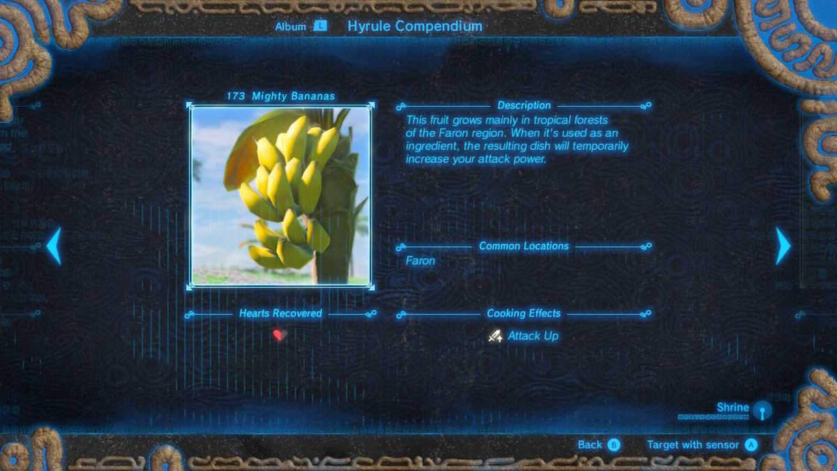 The Legend of Zelda Breath of the Wild All Fruit & Where to Find