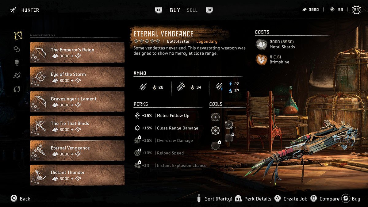 Vengeance Bolt Rounds Horizon Forbidden West: Burning Shores DLC – Best New Weapons - Gamepur