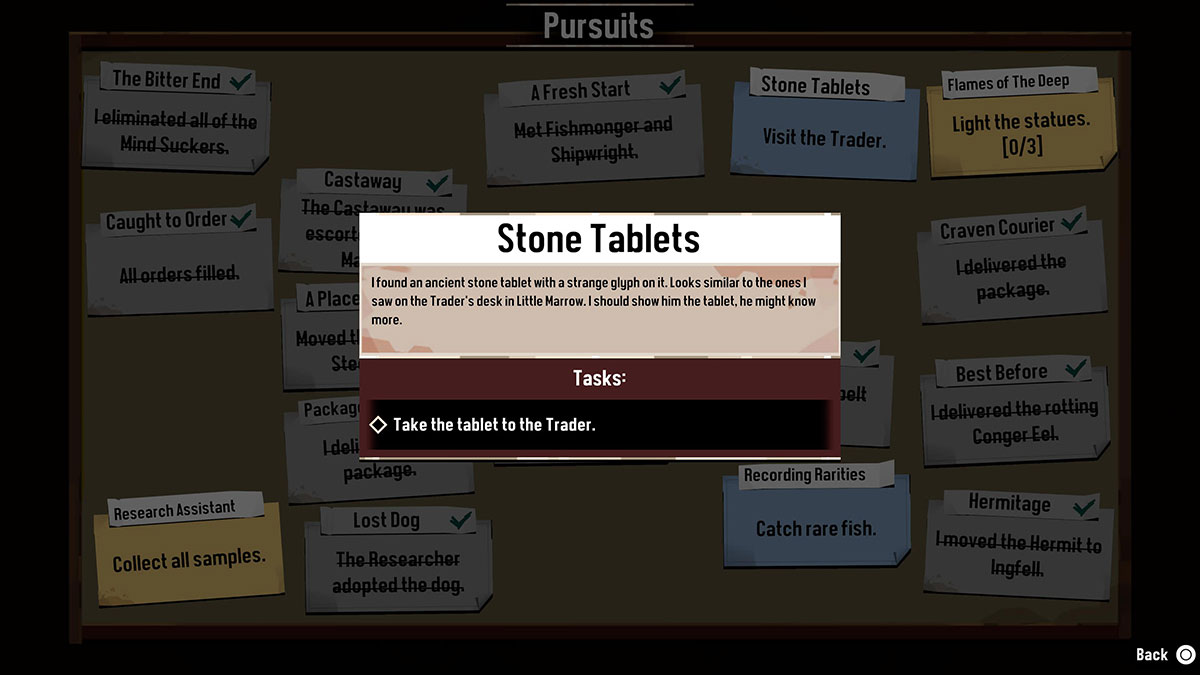 Dredge How to find all the Stone Tablets Gamepur