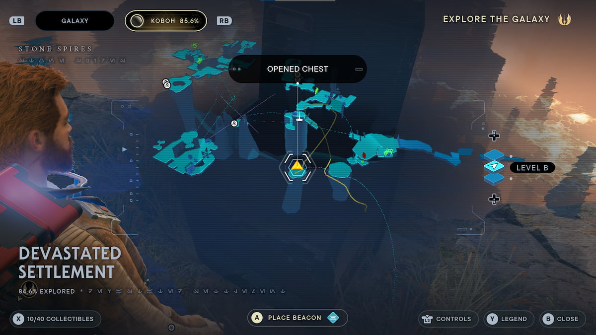 Star Wars Jedi Survivor Todos los coleccionables de Devastated