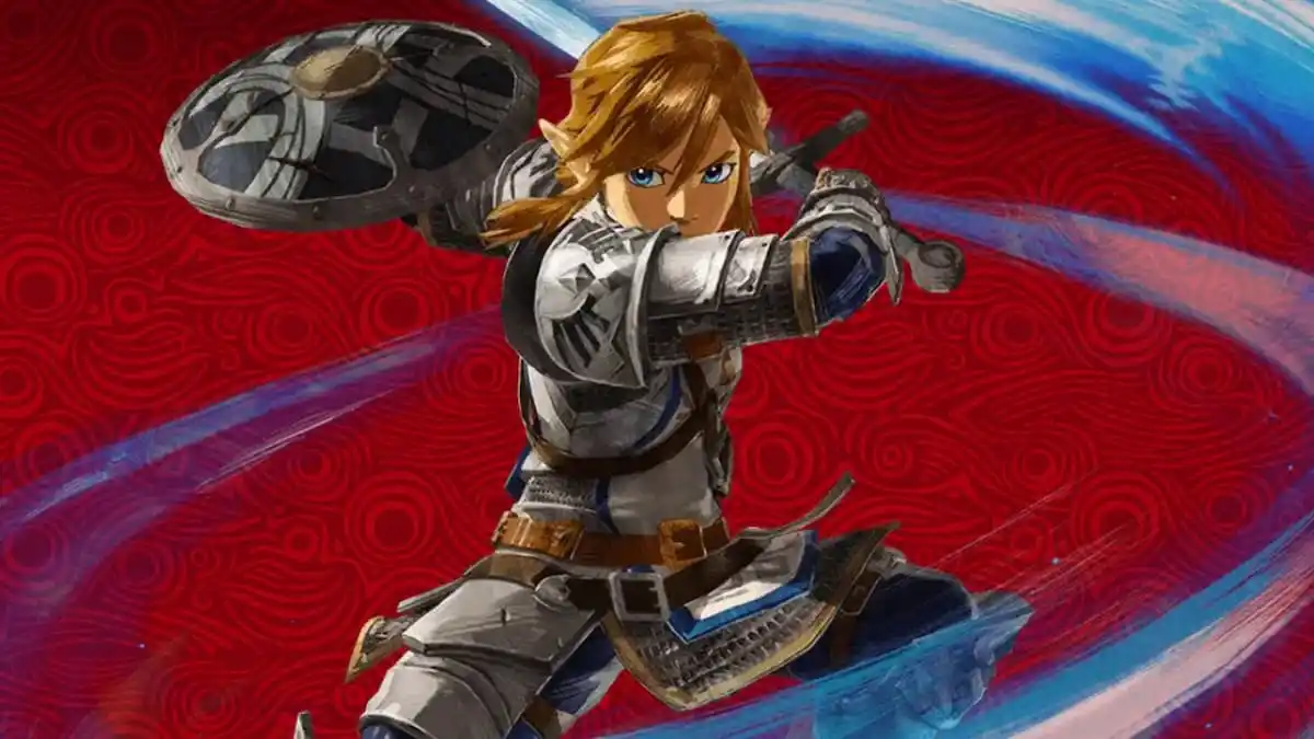 Link performing a sword spin in Age of Calamity