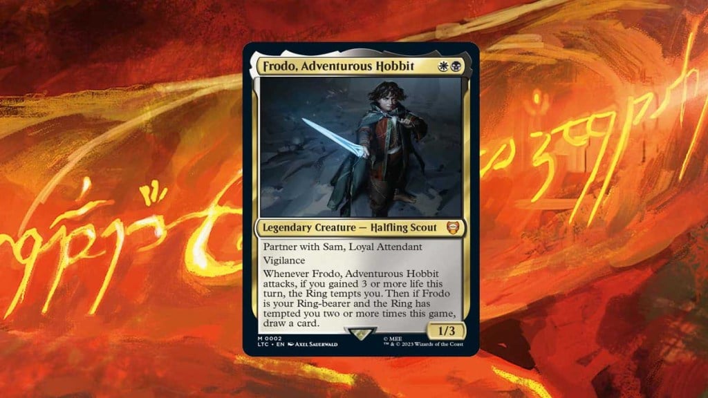 Frodo Commander card LOTR