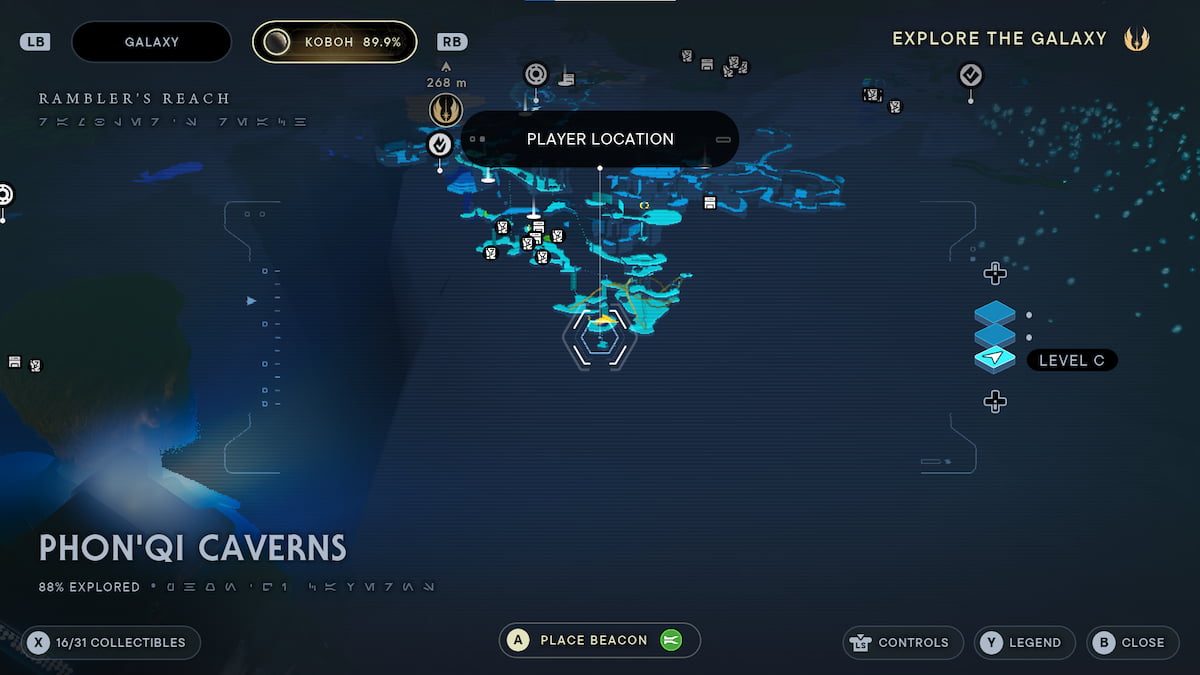 Star Wars Jedi Survivor All Phon'Qi Caverns Collectibles & Where to