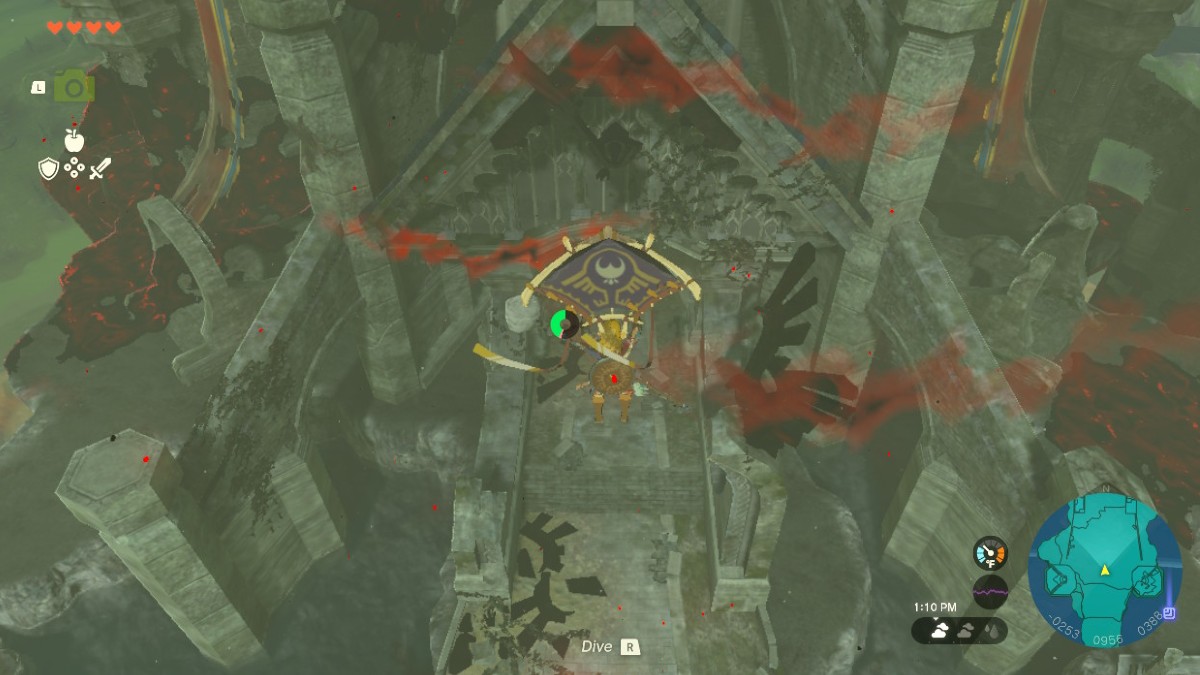 Tears of the Kingdom Hyrule Castle Sanctum Weapons & Chests in TotK