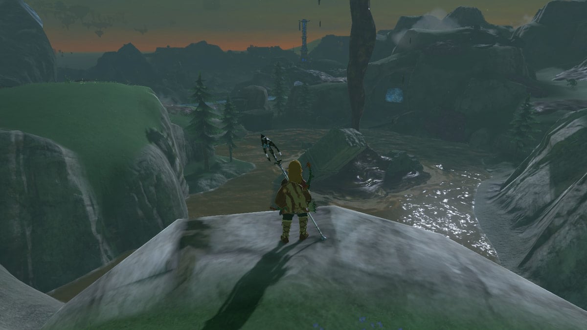 Toto Lake's location in The Legend of Zelda Tears of the Kingdom